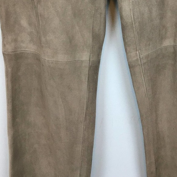 RALPH LAUREN Black Label Lamb Suede Leather Pants - Picture 4 of 14